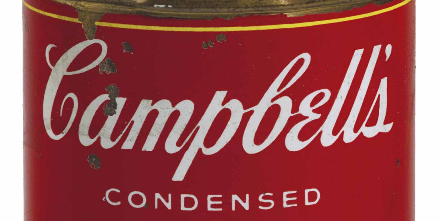 lata de campbell: Arte y publicidad